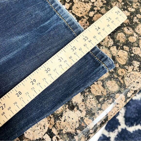 Diesel Jeans Mens Zaghor Regular Bootcut Medium Blue Washed Button Fly Sz 31x32 - Picture 7 of 7